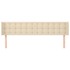Cabecero de tela color crema 183x16x78/88