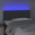 Cabecero con LED de tela gris oscuro 90x5x78/88