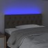 Cabecero con LED de tela gris taupe 90x7x78/88