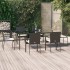 Set de comedor de jardín 7 pzas y cojines ratán sintético