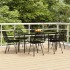 Juego de comedor de jardín 7 piezas ratán sintético