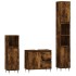 Set de muebles baño 3 pzas madera contrachapada roble