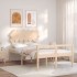 Cama de matrimonio personas mayores con cabecero madera