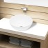Lavabo de cuarto de baño redondo cerámica