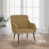 Sillón de terciopelo marrón 63x76x80