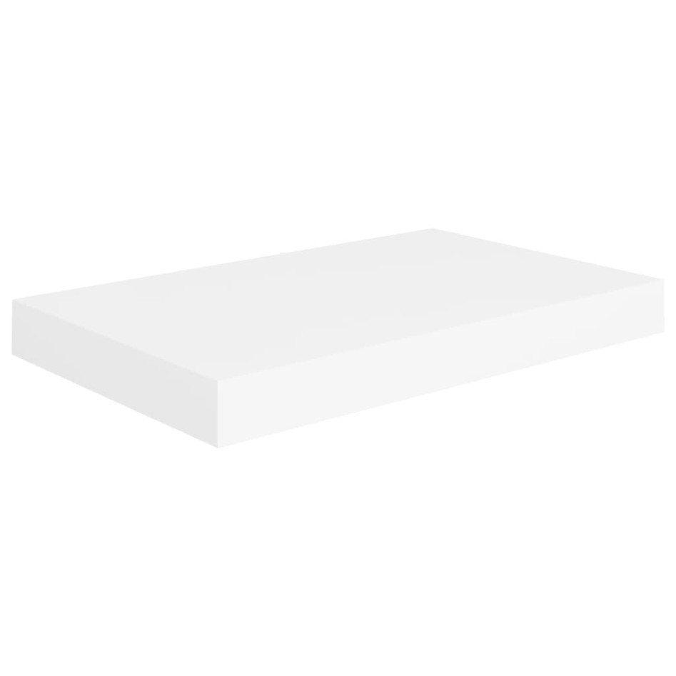 Estantes flotantes de pared 4 uds MDF blanco 40x23x3,8