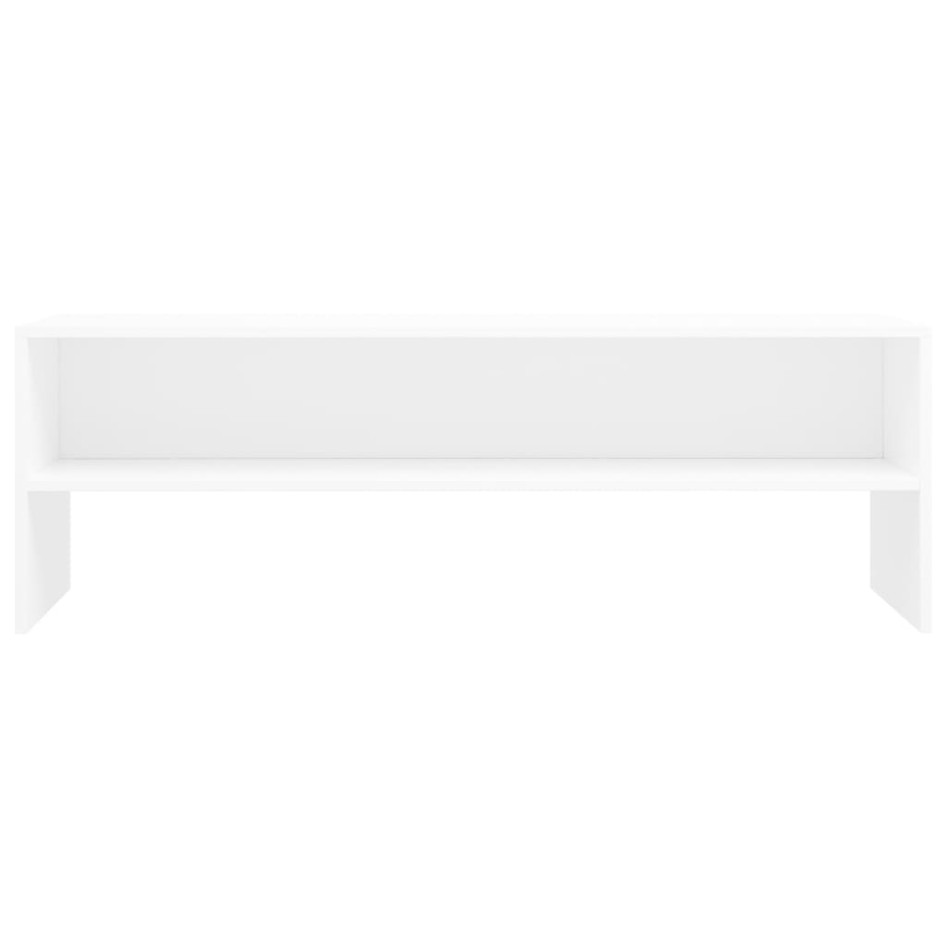 Mueble para TV madera contrachapada blanco 120x40x40