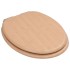 Asiento inodoro WC con tapa de cierre suave MDF diseño