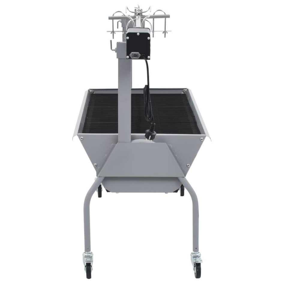 Parrilla De Barbacoa Con Asador Y Motor