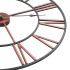 Reloj de pared de metal rojo 58