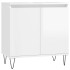 Armario de baño madera de ingeniería blanco brillo 58x33x60