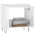 Armario de baño madera de ingeniería blanco brillo 58x33x60