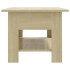 Mesa de centro madera de ingeniería roble Sonoma 102x55x42