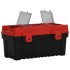 Set de cajas de herramientas 2 pzas polipropileno negro y