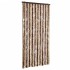Cortina mosquitera beige y marrón claro chenilla 90x200