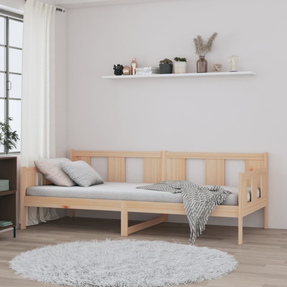 Sofá cama madera maciza de pino 90x190