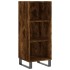 Aparador de madera de ingeniería roble ahumado 34,5x32,5x90