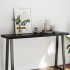 Tablero mesa madera tratada borde vivo marrón 140x40x(2-6)