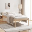 Cama para personas mayores madera maciza de pino 90x200 cm