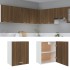 Mueble colgante madera ingeniería marrón roble 50x31x60