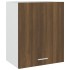 Mueble colgante madera ingeniería marrón roble 50x31x60