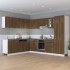 Mueble colgante madera ingeniería marrón roble 50x31x60