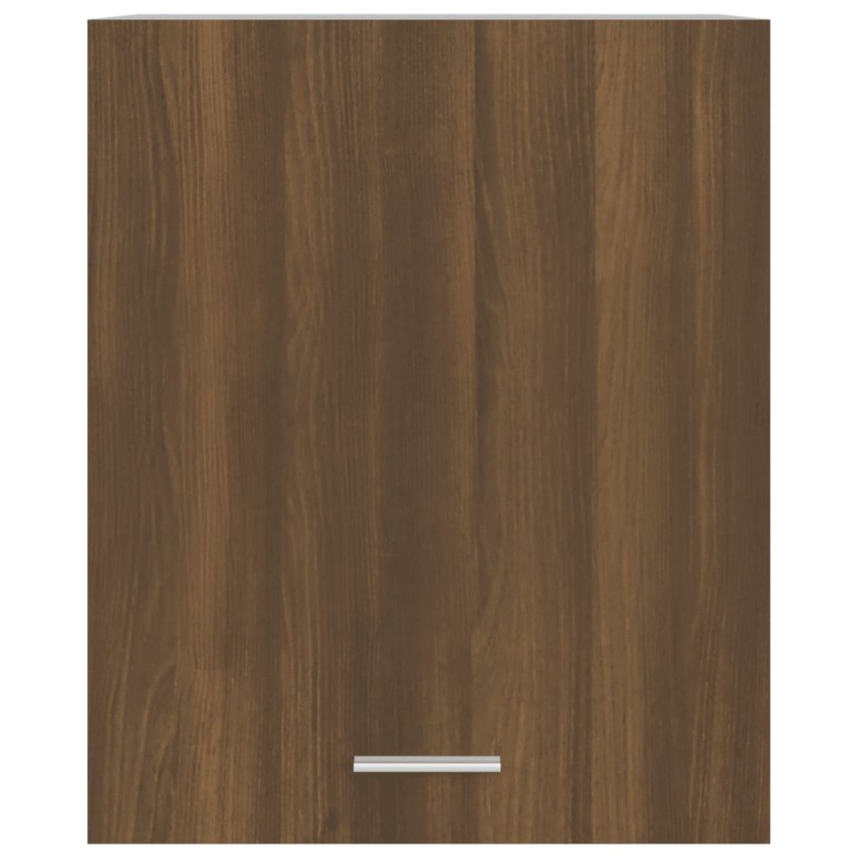 Mueble colgante madera ingeniería marrón roble 50x31x60