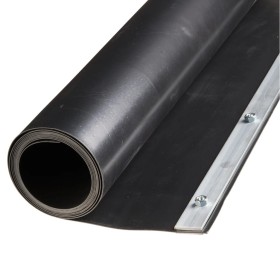 Nature Lona protectora de raíces HDPE negro 0,7x3
