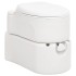 Inodoro de camping integrado HDPE y esmalte blanco 24+17