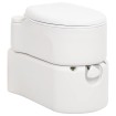 Inodoro de camping integrado HDPE y esmalte blanco 24+17 L