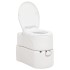 Inodoro de camping integrado HDPE y esmalte blanco 24+17