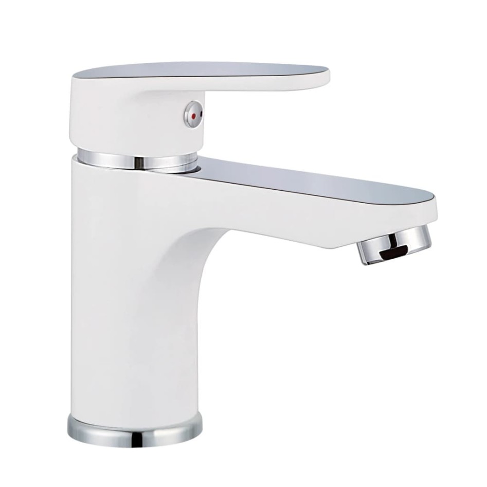SCHÜTTE Grifo mezclador de lavabo ALASKA blanco y