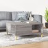 Mesa de centro madera contrachapada gris Sonoma 80x80x36,5