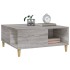 Mesa de centro madera contrachapada gris Sonoma 80x80x36,5