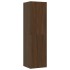 Mueble para TV de pared color roble marrón 30,5x30x110