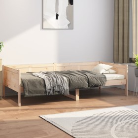 Sofá cama madera maciza de pino 80x200