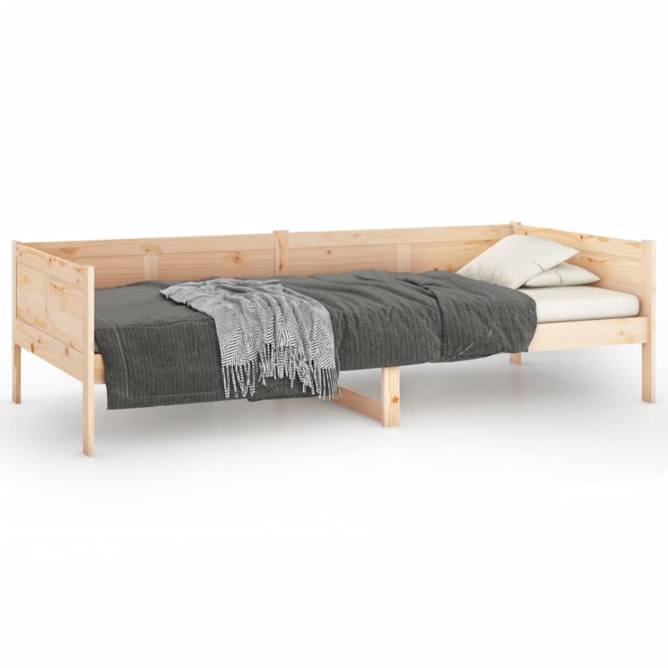 Sofá cama madera maciza de pino 80x200