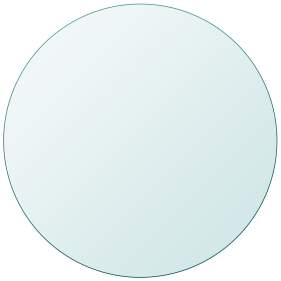 Tablero de mesa de cristal templado redondo 700