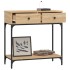 Mesa consola madera de ingeniería roble Sonoma 75x34,5x75