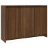 Aparador de madera de ingeniería marrón roble 102x33x75