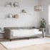 Sofá cama con colchón tela gris taupe 100x200