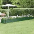 Jardinera arriate acero recubrimiento polvo verde 440x80x36