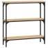 Mesa consola madera de ingeniería roble Sonoma 75x22,5x75