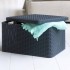 Curver Cajas de almacenaje con tapa Style 3 unidades M gris