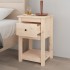 Mesita de noche madera maciza de pino 40x35x61,5