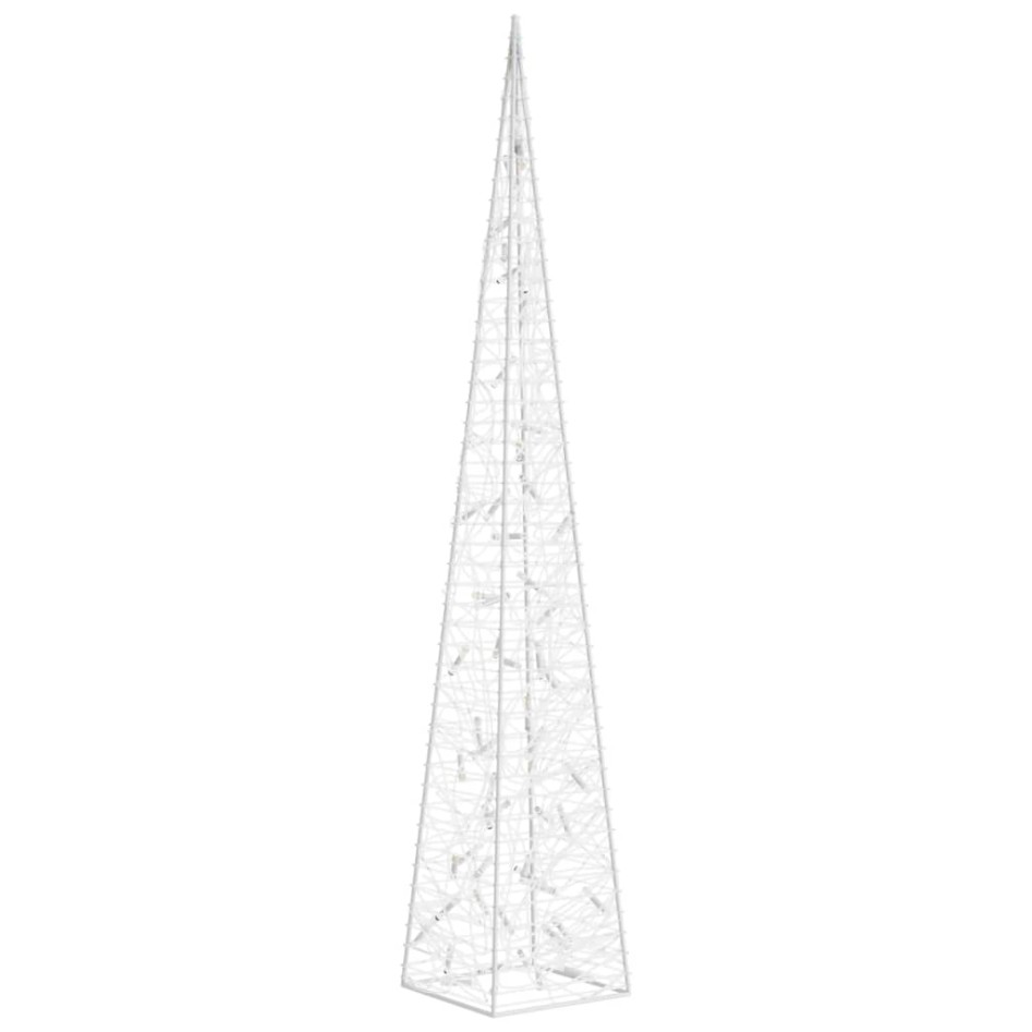 Cono de luz LED decorativo acrílico azul 120