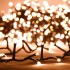 Tira de luces compacta con 1000 LED PVC blanco cálido 25