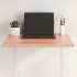 Tablero mesa madera tratada roble borde natural 60x60x2