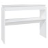 Mesa consola madera de ingeniería blanca 102x30x80