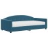 Sofá cama con colchón terciopelo azul 100x200